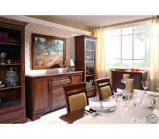 Тумба Kentaki KOM2D4S 154.5*44.5*90.5 каштан