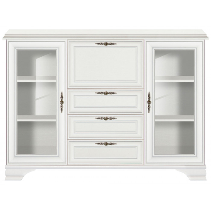 Тумба Kentaki KOM2W3S1B 154.5*44.5*109.5 белый