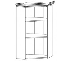 Шкаф подвесной Kentaki NADN1W 58*58*107.5 белый