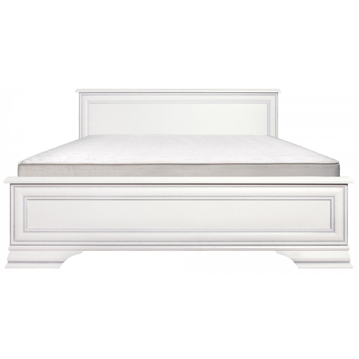 Кровать Kentaki LOZ160х200 М 160*200 белый (с металлическим основанием)