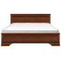 Кровать Kentaki LOZ160х200 М 160*200 каштан (с металлическим основанием)
