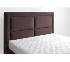 Кровать Krones Афина New (мод. 2) 160*200 велюр коричневый