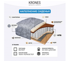 Диван-кровать Krones Цезарь LUX (мод.4)