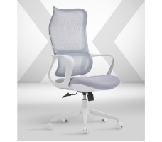 Кресло SPARX Ventura White серый/белый