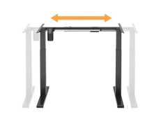 Стол с регулируемой высотой Electric Desk Compact White 138*80*1,8