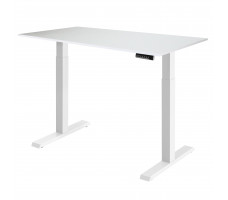 Стол с регулируемой высотой Electric Desk Compact White 138*80*1,8