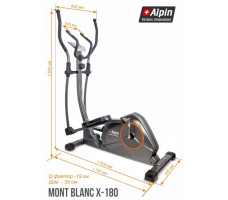 Эллиптический тренажер Alpin Mont Blanc X-180