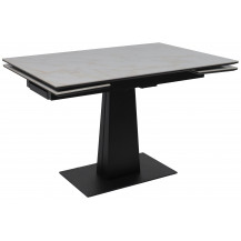 Стол раздвижной AV 2119 1200 (1800)*800 белый глянцевый CARLA LARKIN /черный Стол раздвижной AV 2119 1200 (1800)*800 белый глянцевый CARLA LARKIN /черный