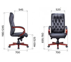 Кресло Everprof Monaco Wood LUX  (Монако)