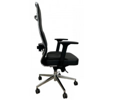 Кресло SitUp PARTNER (Партнер) chrome экокожа черный
