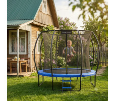 Батут AMETIST PRO Inside D312-10FT Blue/Orange
