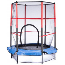 Батут Atlas Sport 140 см (4.5ft) на эластичных ремнях синий Батут Atlas Sport 140 см (4.5ft) на эластичных ремнях синий