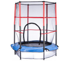 Батут Atlas Sport 140 см (4.5ft) на эластичных ремнях синий