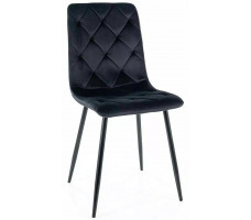 Стул Signal Jerry (Джерри) Velvet Bluvel 19 черный/черный