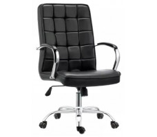 Кресло SitUp BASEL chrome (экокожа Black) (MIX-31)