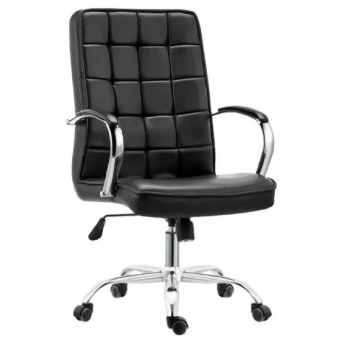 Кресло SitUp BASEL chrome (экокожа Black) (MIX-31)