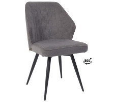 Стул поворотный Michael-R1 360 b28 antracite lux/черный