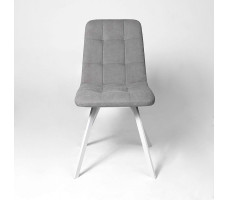 Стул Rommy b20  silver lux/белый