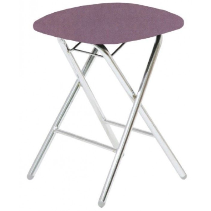 Табурет Гальваник Экстра складной Catania Lavender / хром