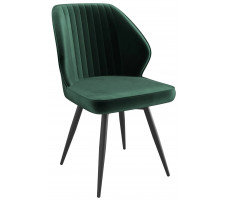 Стул поворотный Michael-R1 360 d13 dark green lux/черный