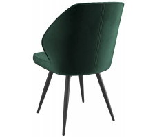 Стул поворотный Michael-R1 360 d13 dark green lux/черный