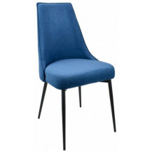 Стул Гальваник Милан Catania Dark blue / черный