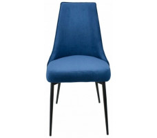 Стул Гальваник Милан Catania Dark blue / черный