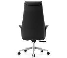 Кресло SPARX Finess PU Chrome / Black экокожа/черный