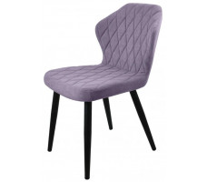 Стул  Гальваник Бергамо ткань Catania Lavender / черный