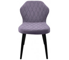 Стул  Гальваник Бергамо ткань Catania Lavender / черный