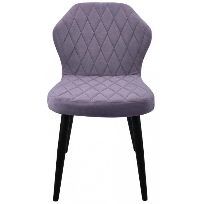 Стул  Гальваник Бергамо ткань Catania Lavender / черный