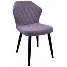 Стул  Гальваник Бергамо ткань Catania Lavender / черный