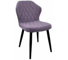 Стул  Гальваник Бергамо ткань Catania Lavender / черный