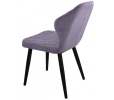 Стул  Гальваник Бергамо ткань Catania Lavender / черный