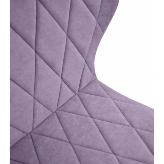 Стул  Гальваник Бергамо ткань Catania Lavender / черный
