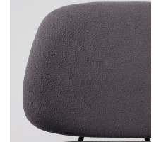 Стул AksHome RUDO (Рудо) серое букле SD8068-5/черный