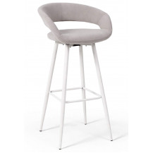 Стул барный BARNY-R 900 b20 SILVER LUX/белый Стул барный BARNY-R 900 b20 SILVER LUX/белый
