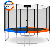 Батут AMETIST Outside D374-12FT Blue/Orange