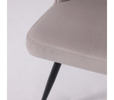 Стул поворотный Leonard M-R1 360 d07 pearl grey lux/черный