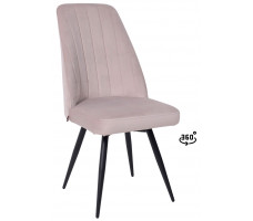 Стул поворотный Leonard M-R1 360 d07 pearl grey lux/черный