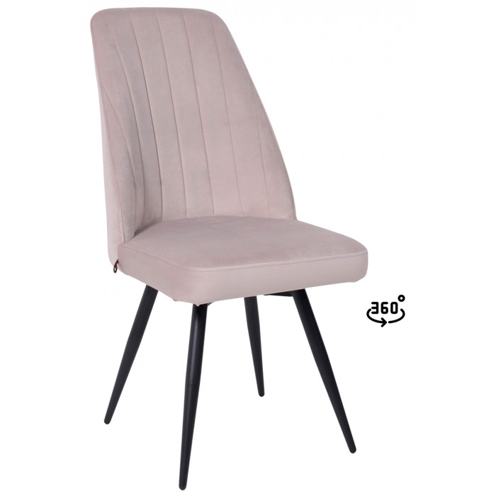 Стул поворотный Leonard M-R1 360 d07 pearl grey lux/черный