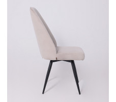 Стул поворотный Leonard M-R1 360 d07 pearl grey lux/черный