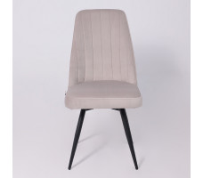 Стул поворотный Leonard M-R1 360 d07 pearl grey lux/черный