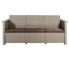 Скамья двухместная Toledo Love Seat Max капучино