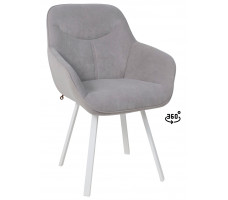 Стул поворотный Romeo Smile 360 b22 grey lux/белый