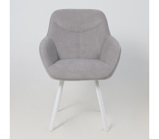 Стул поворотный Romeo Smile 360 b22 grey lux/белый