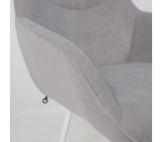 Стул поворотный Romeo Smile 360 b22 grey lux/белый