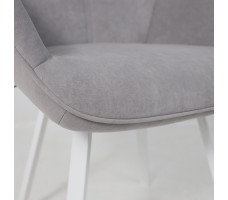 Стул поворотный Romeo Smile 360 b22 grey lux/белый