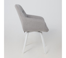 Стул поворотный Romeo Smile 360 b22 grey lux/белый
