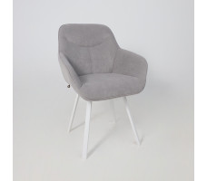 Стул поворотный Romeo Smile 360 b22 grey lux/белый